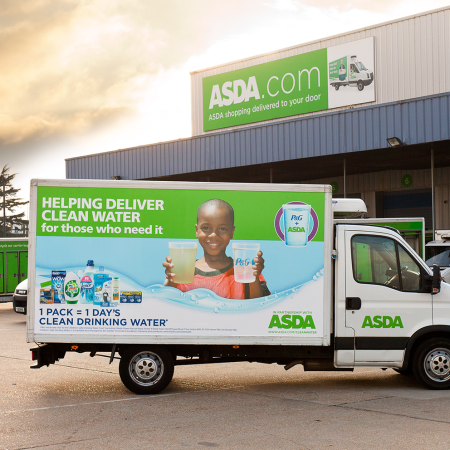 ASDA Delivery Vans Livery from side