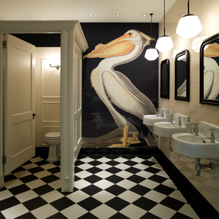 Crosswater Ltd Showroom pelican wall mural