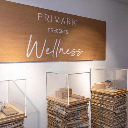 Primark Wellness Instore Graphics logo on wall