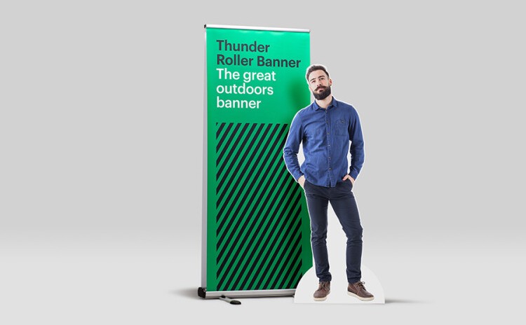 Thunder Outdoor Roller Banner