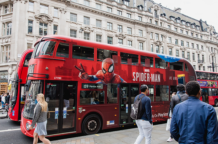 Buses and Coaches spiderman